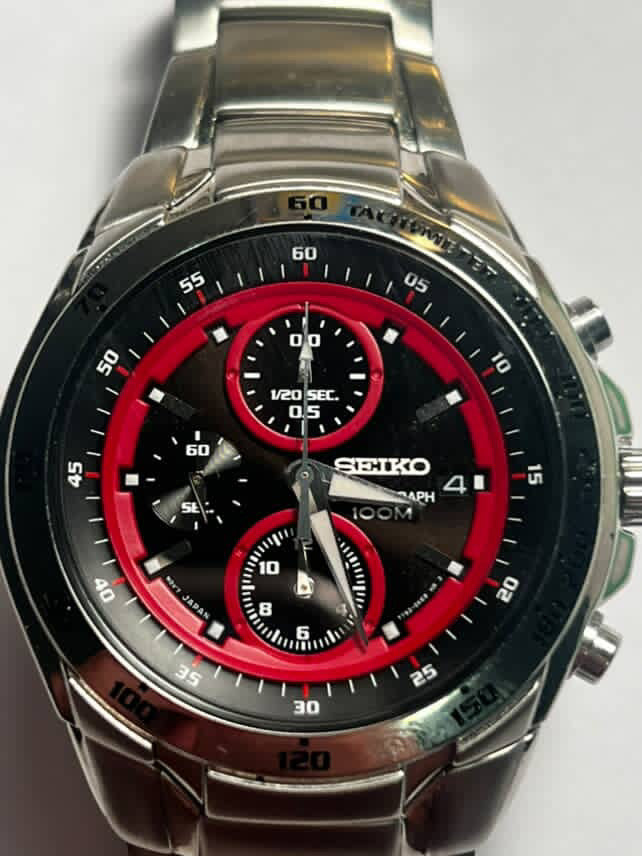 Seiko Chronograph Red Racer