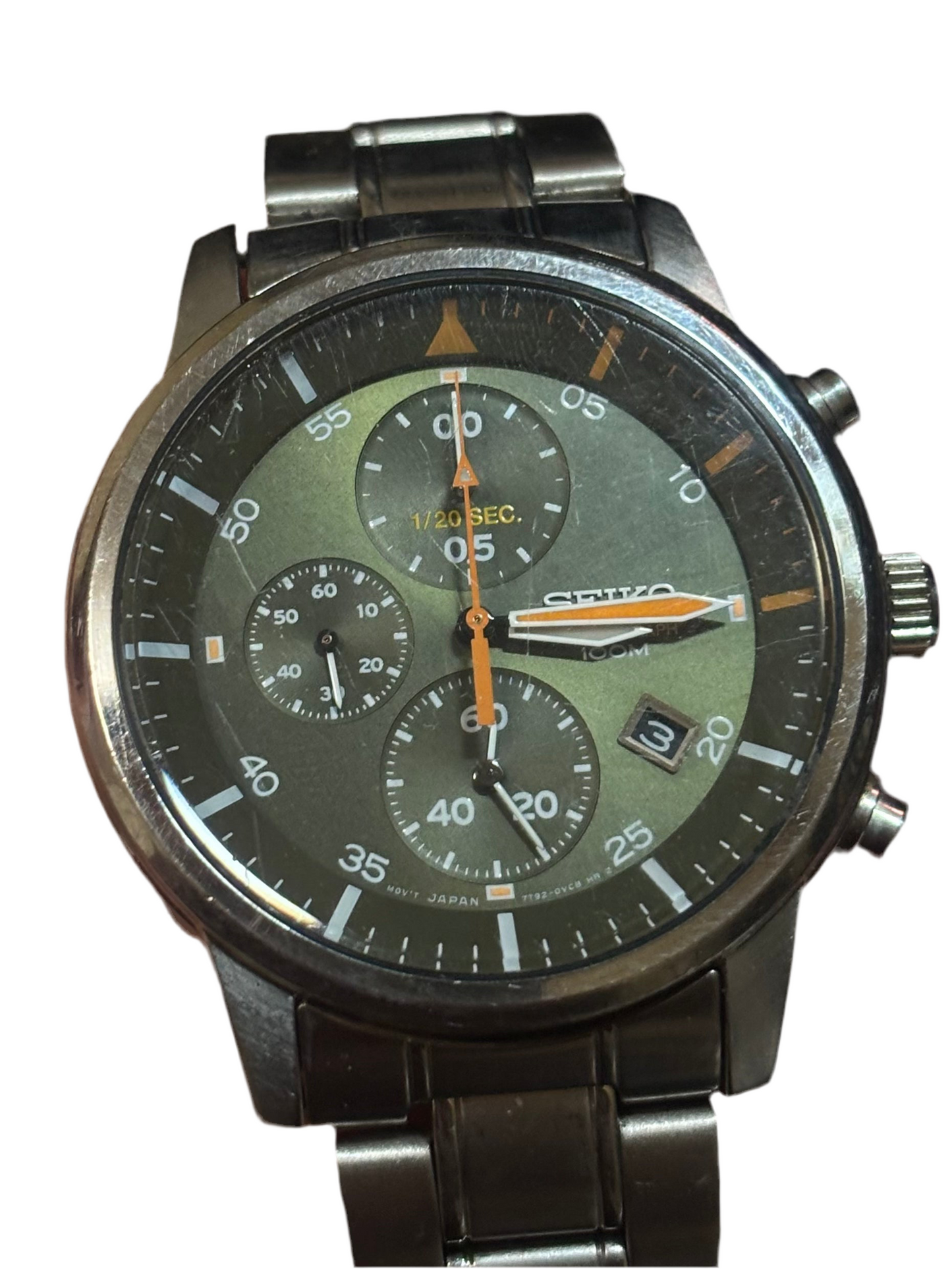 Green Chrono Seiko