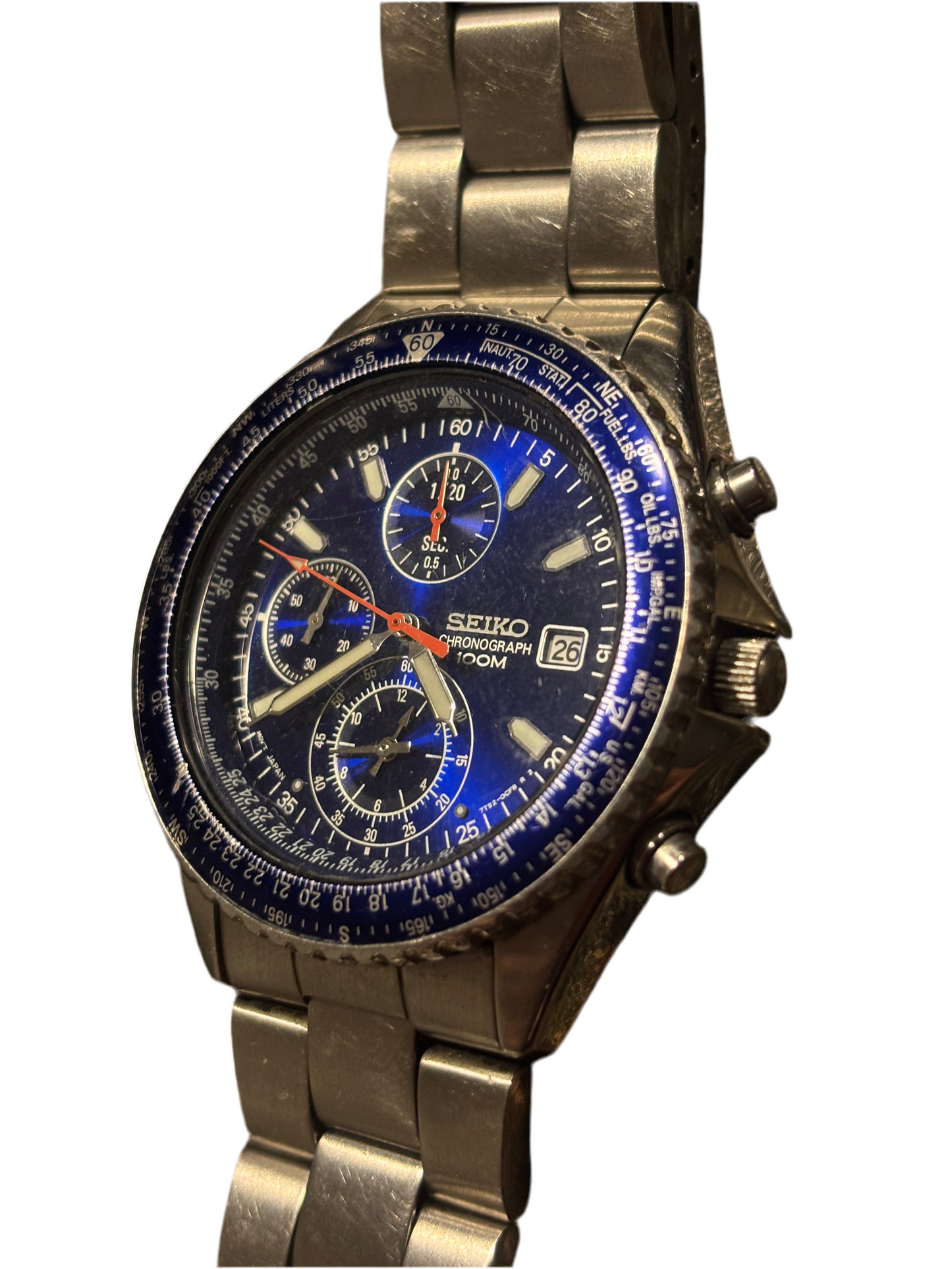 Seiko Men's SND255 Silver Stainless-Steel Japanese Quartz Dress Watch
