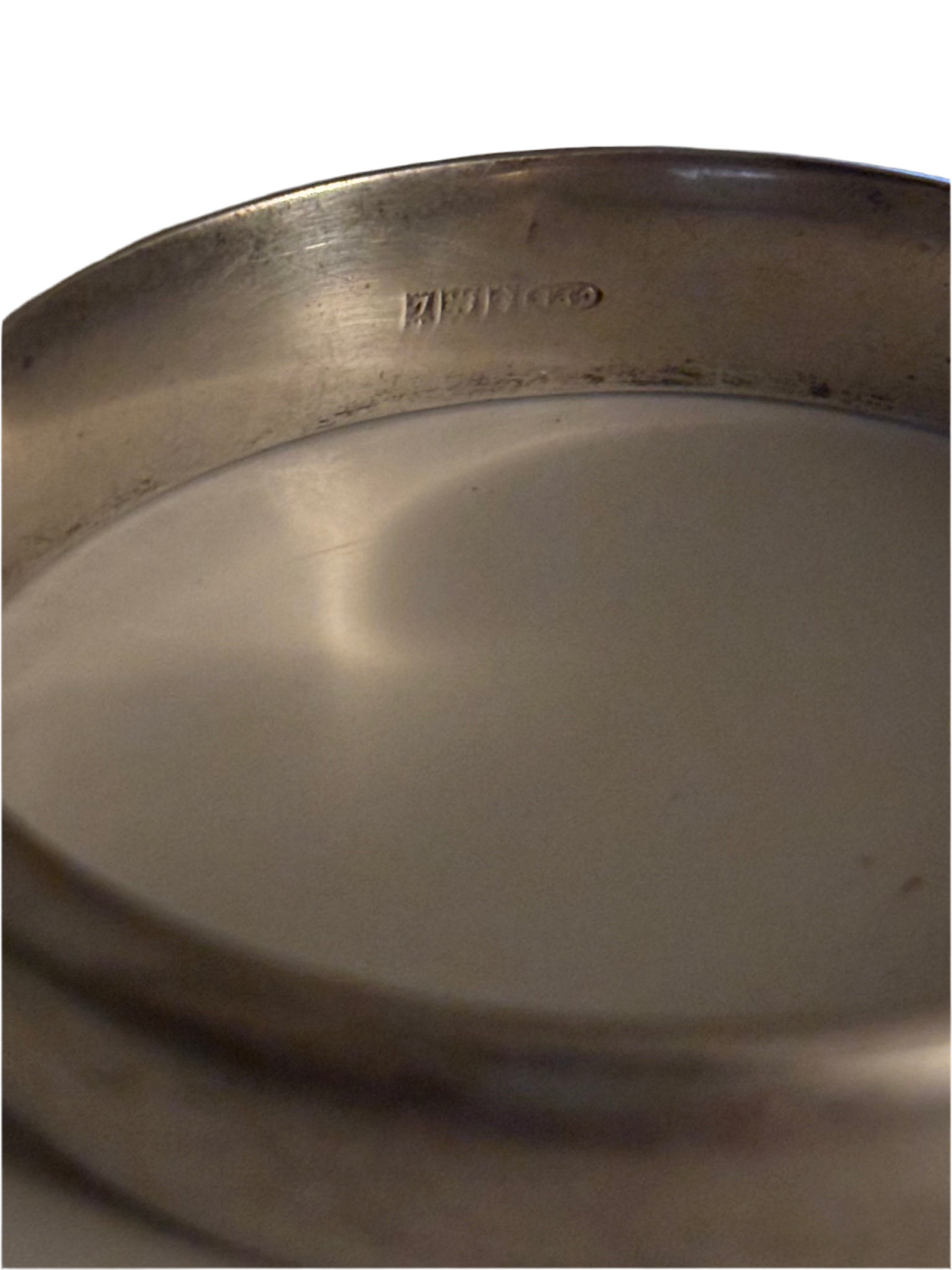 Sterling Silver Scroll Etched Bangle Bracelet vintage English
