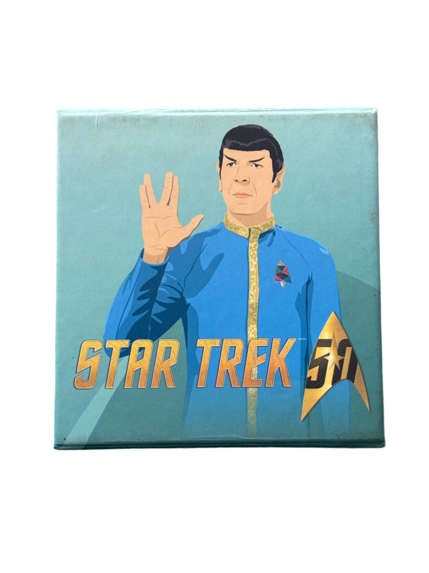 2016 $10 SILVER COIN – STAR TREK : SPOCK - A LIMITED EDITION /12,500