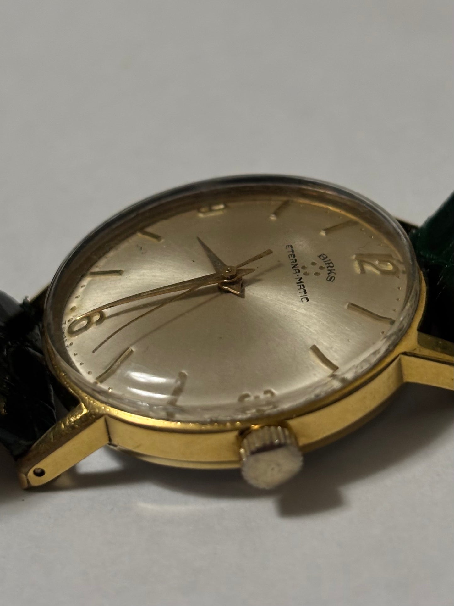 BIRKS ETERNA-MATIC BREVETE 1960s ETERNA AUTOMATIC WATCH CO. SWITZERLAND