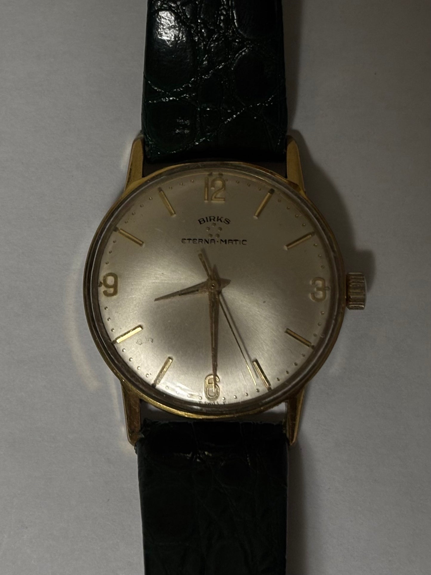 BIRKS ETERNA-MATIC BREVETE 1960s ETERNA AUTOMATIC WATCH CO. SWITZERLAND
