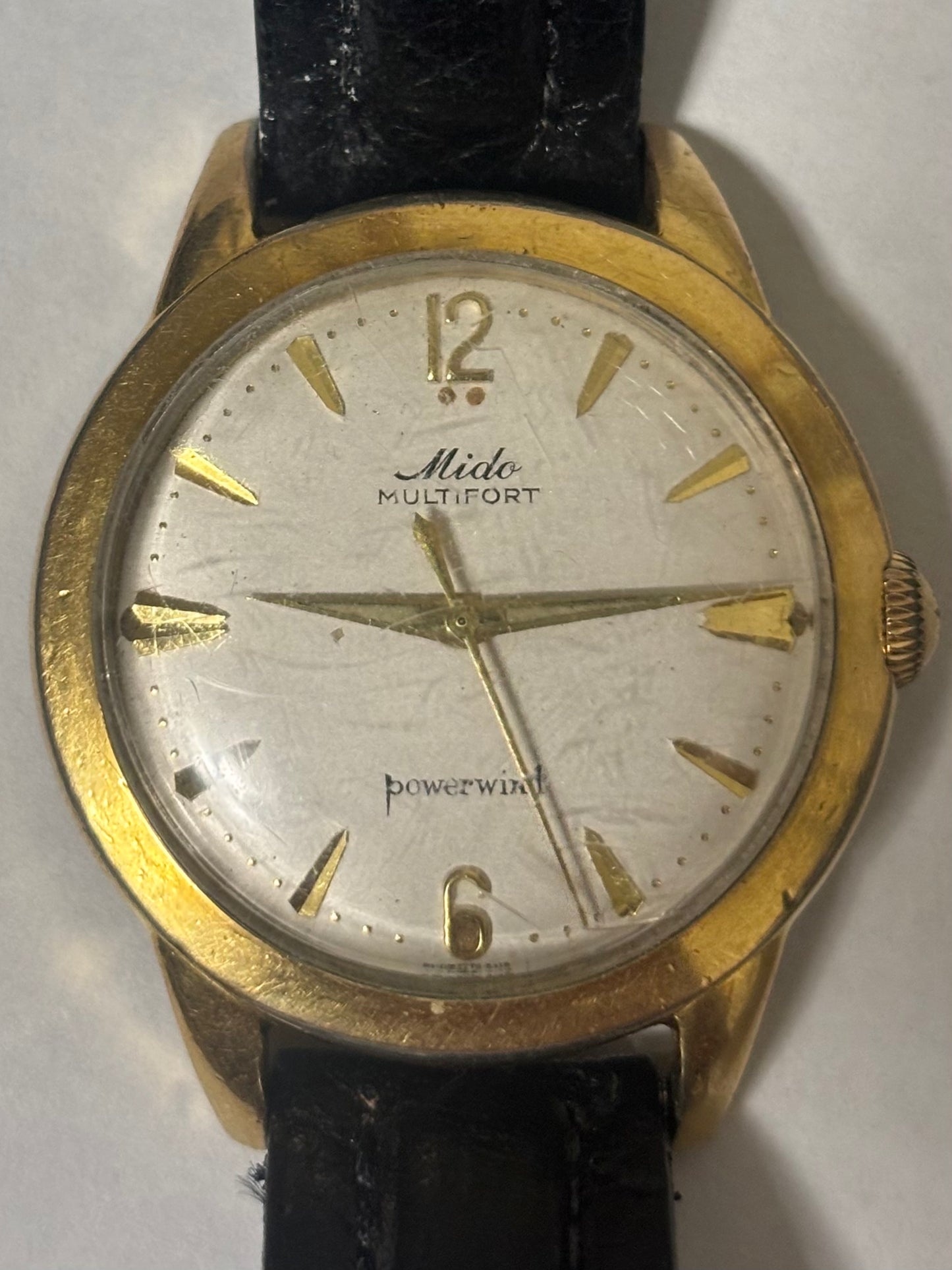 MIDO MULTIFORT POWERMATIC – TRIPLE STAMP – SWISS AUTOMATIC WATCH – WORKING