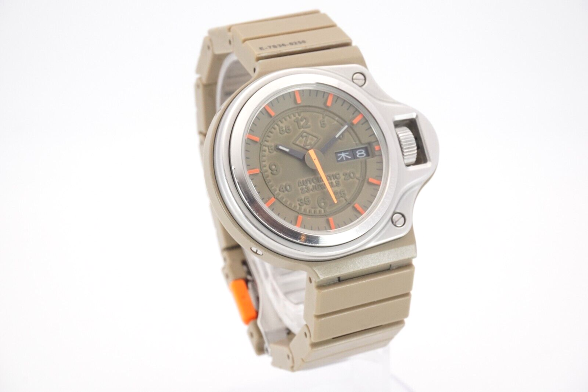 Seiko Cabane de Zucca JDM Giugiaro Dashboard Automatic Brown Watch 7S36-0250