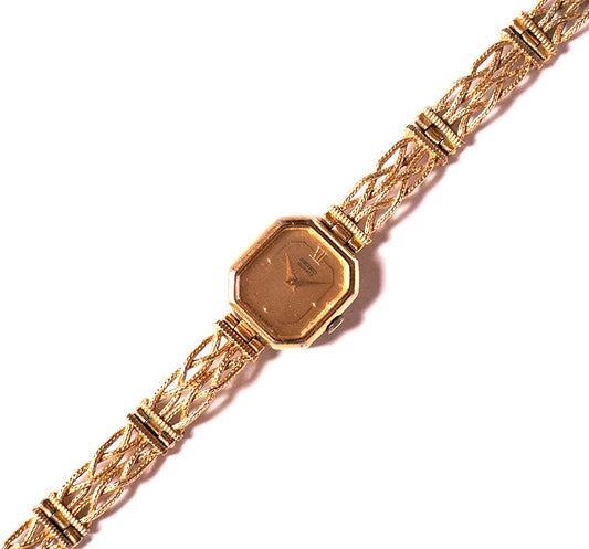 Gold-tone Vintage Seiko 1400-8289R Quartz Watch for Women