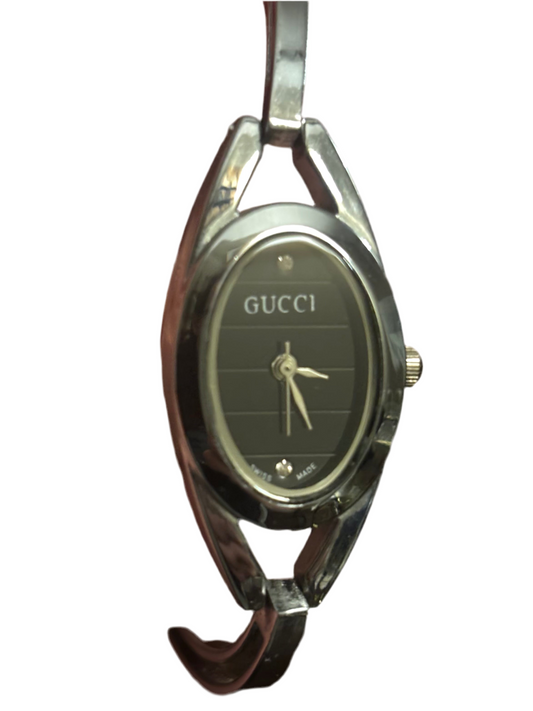 Authentic Gucci watch with 2 diamond markers