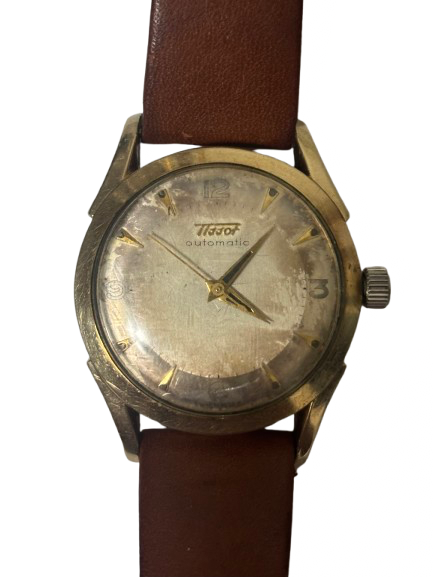 TISSOT BUMPER – TROPICAL DIAL PATINA – SWISS AUTOMATIC – 1950s–1960s